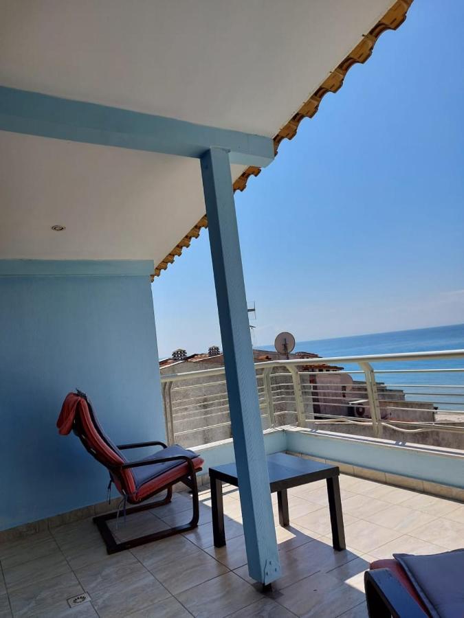 Apartment In Siviri Sea View Kültér fotó